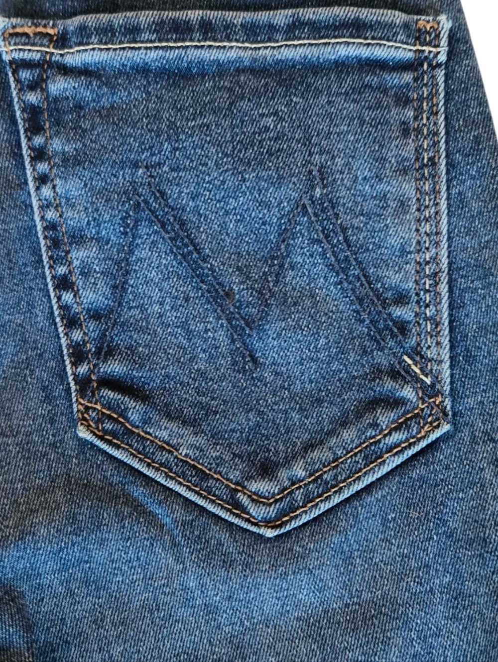 MOTHER Hustler Roller Heel Flare Jeans 27 High Rise Dark Wash Long Inseam - Picture 7 of 8